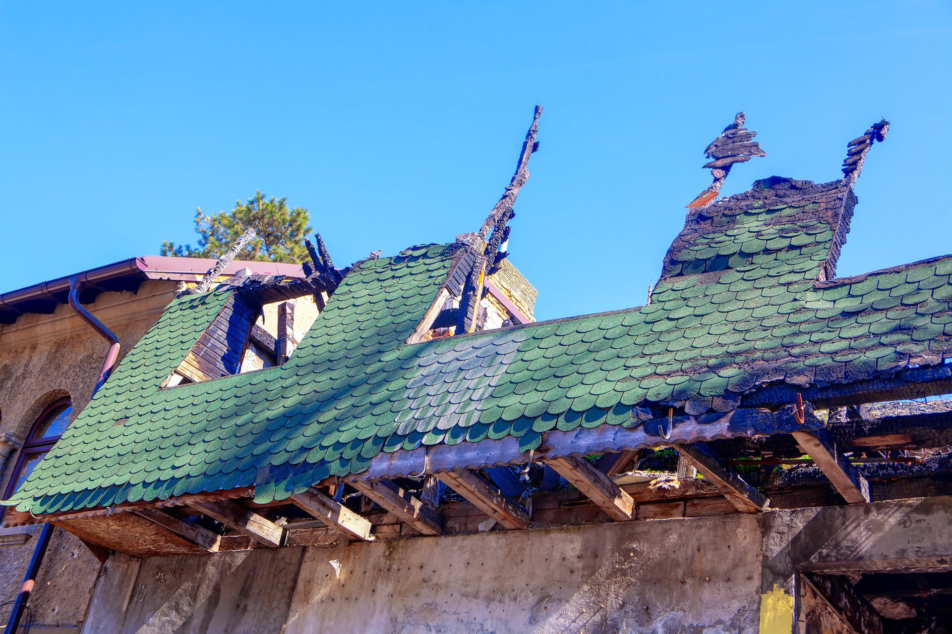 Ruined tile roof - Roofer in Howard County MD - Home Crafters Roofing & Contracting